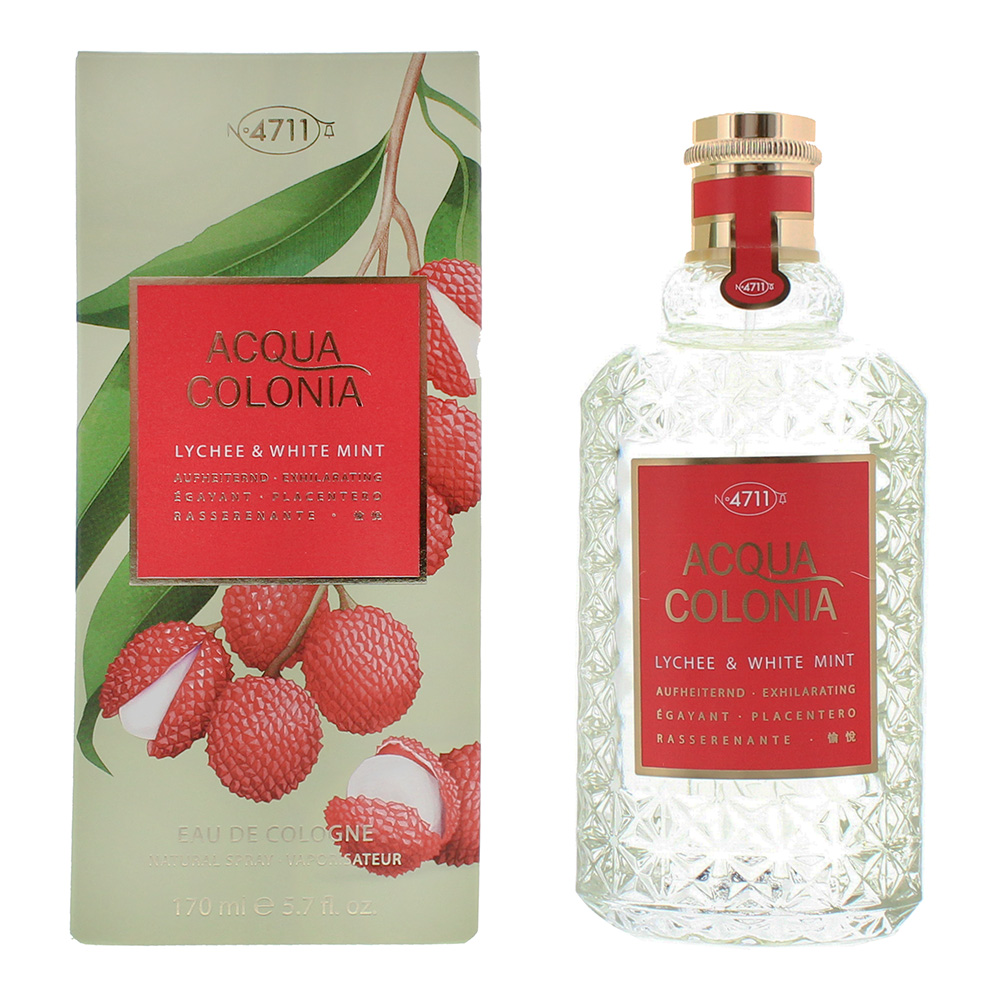 4711 Acqua Colonia Lychee & Mint Eau De Cologne White 170Ml