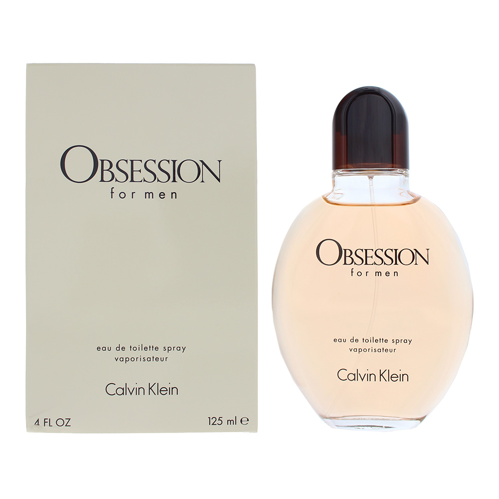 Calvin Klein Men's Obsession For Eau De Toilette Amber/Lavender 125Ml