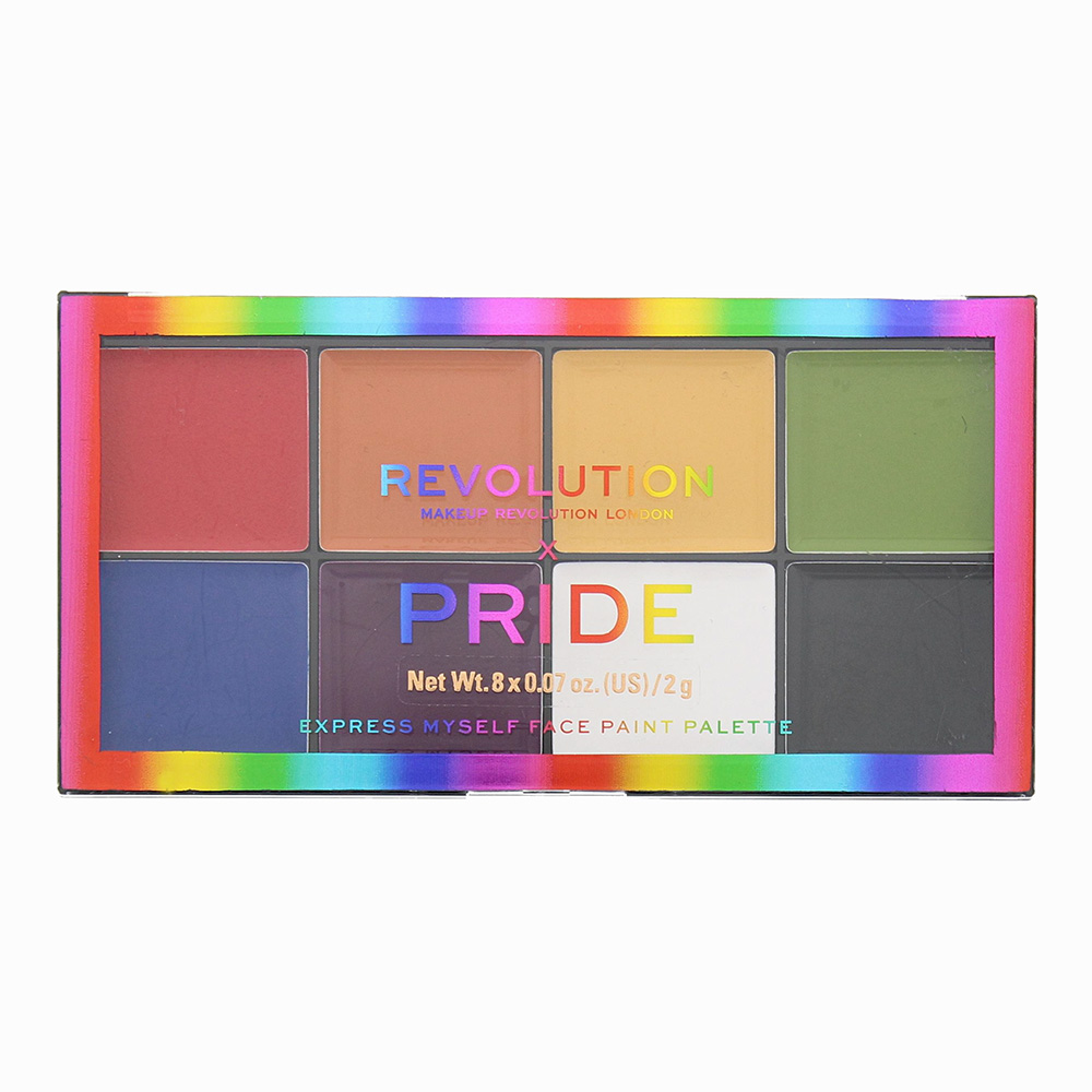 Revolution Pride Express Myself Face Paint Palette 8 X