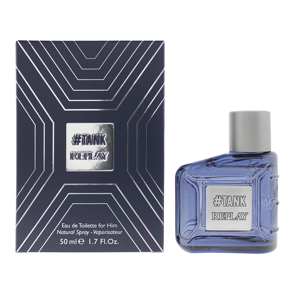 Replay Men's Tank For Him Eau De Toilette Amber 50Ml