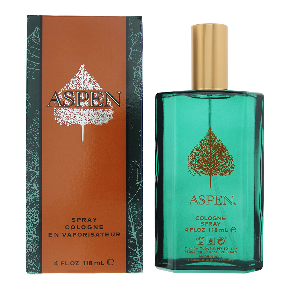 Aspen Cologne Aspen For Men Eau De Cologne Spray 118Ml In White