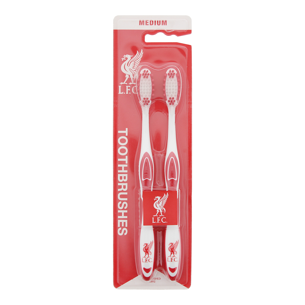 Men's Epl Liverpool Toothbrush 2Pcs Medium