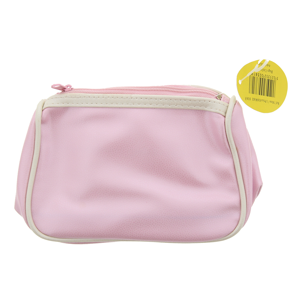 Women's Bags Unlimited Shimmer Zipper Pouch Pink Small