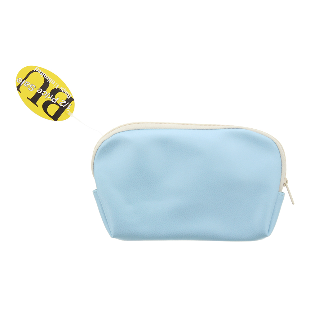 Women's Bags Unlimited Shimmer Zip Pouch Blue/White Small