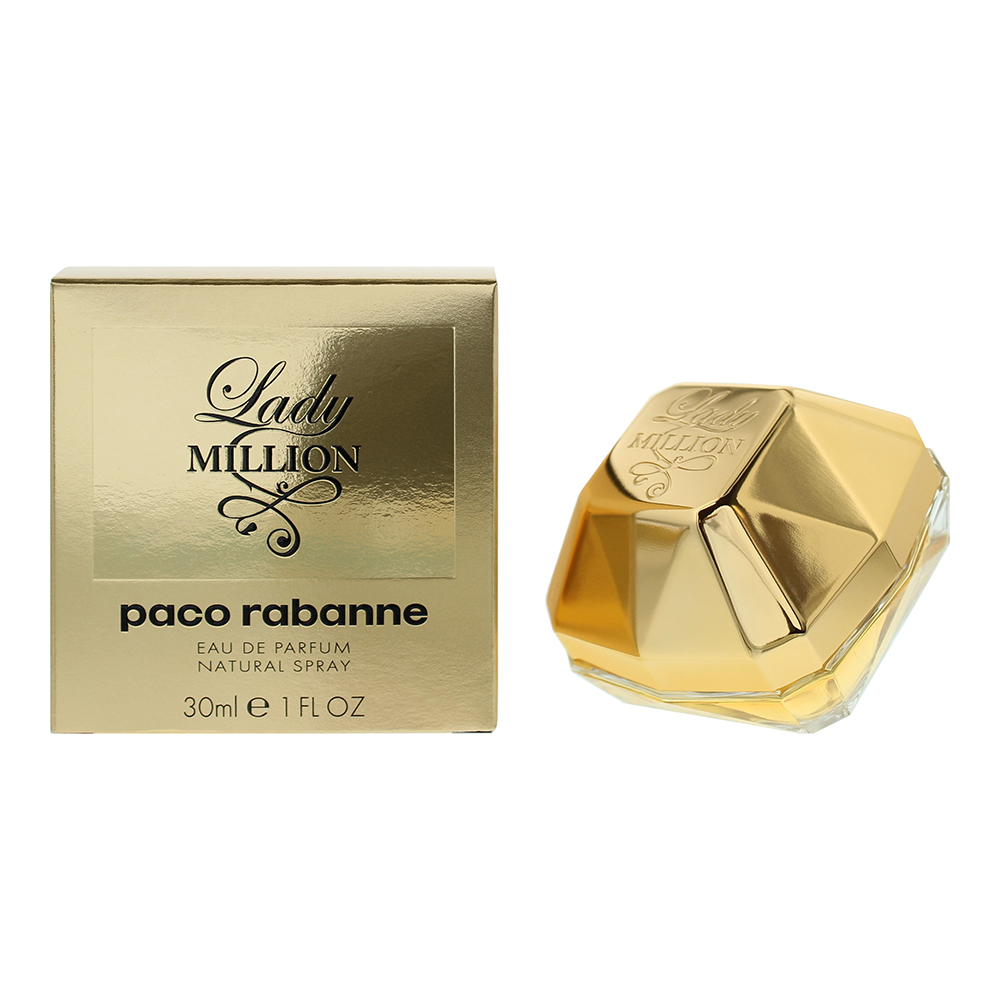 Paco Rabanne Women's Lady Million Eau De Parfum White/Amber 30Ml