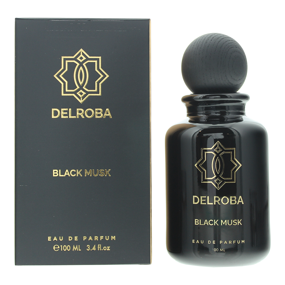 Men's Delroba Musk For Eau De Parfum Black 100Ml