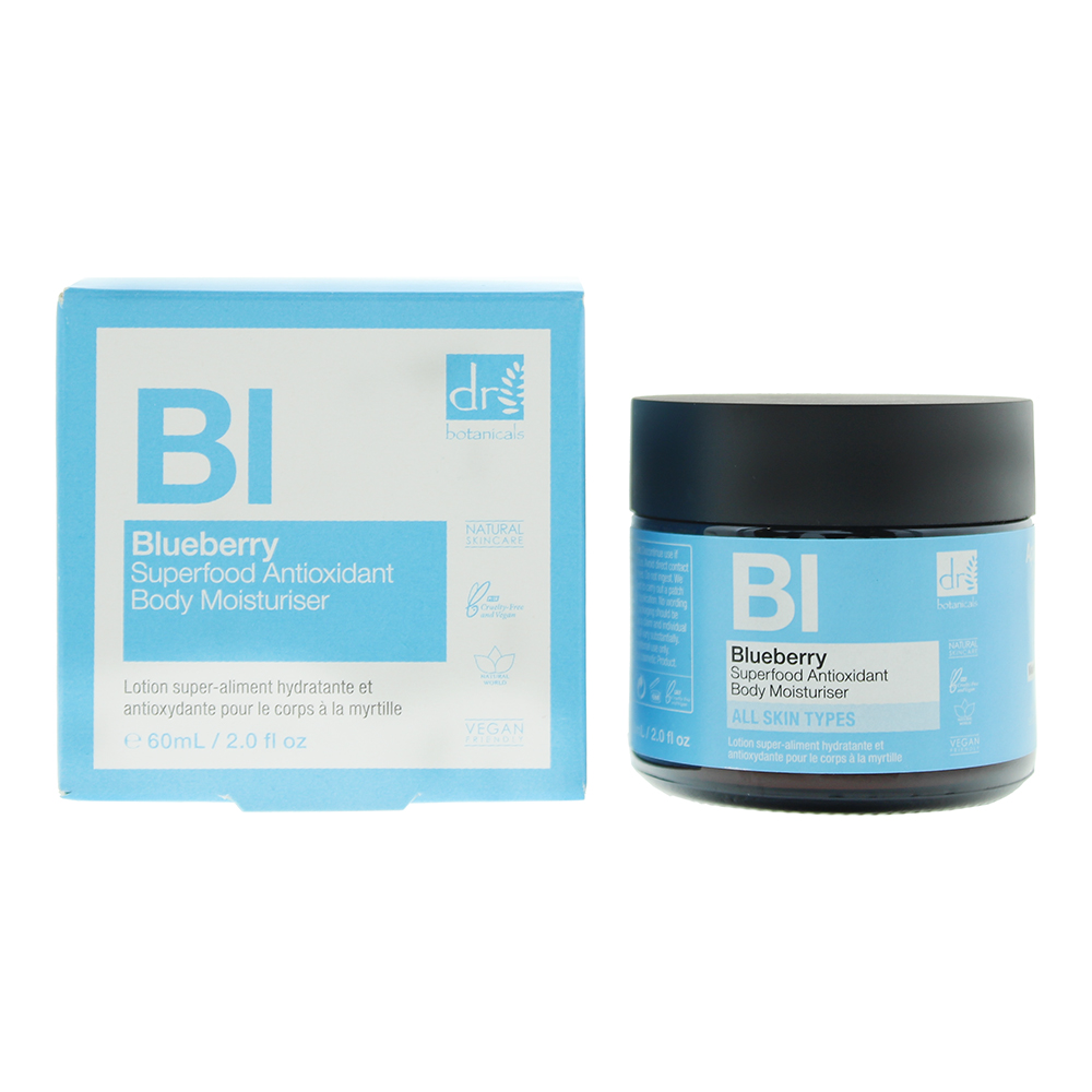 Dr Botanicals Blueberry Superfood Antioxidant Body Moisturiser 30Ml