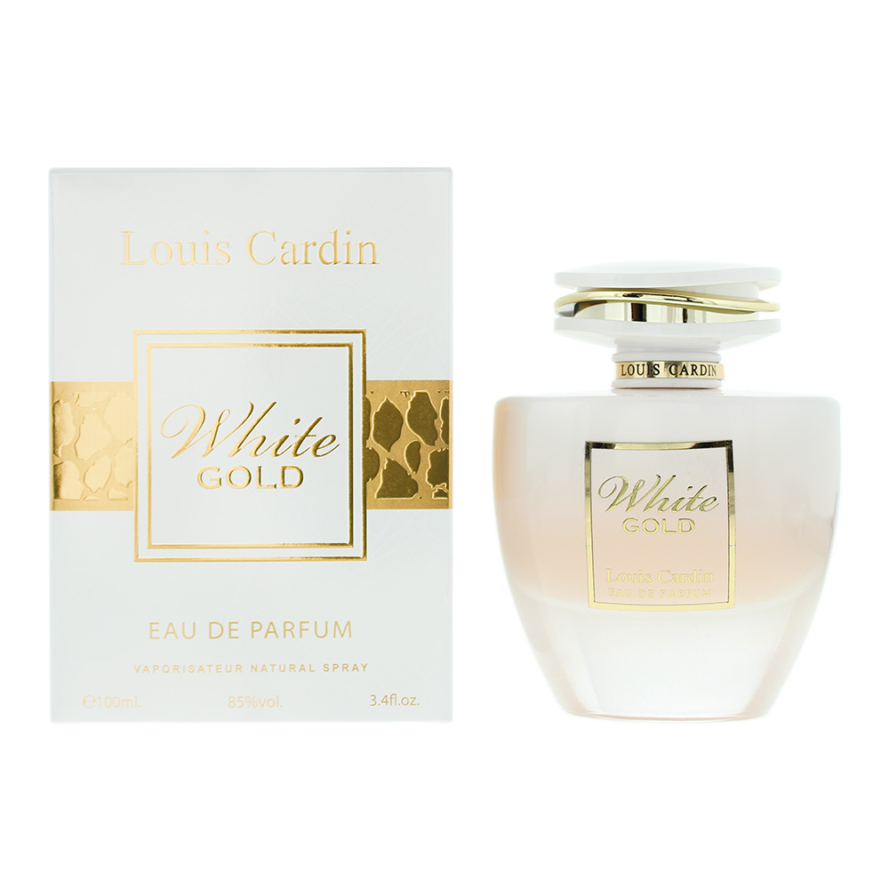 Louis Cardin White Gold Eau De Parfum 100Ml Spray In Yellow