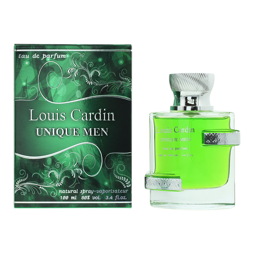 Louis Cardin Unique Men Eau De Parfum 100Ml Spray In Green