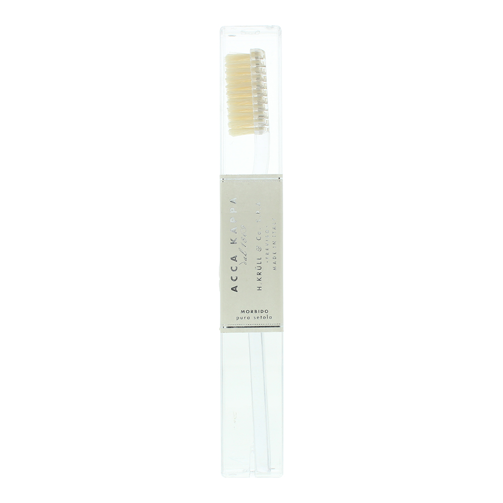 Acca Kappa Men's Soft Natural Bristles Toothbrush