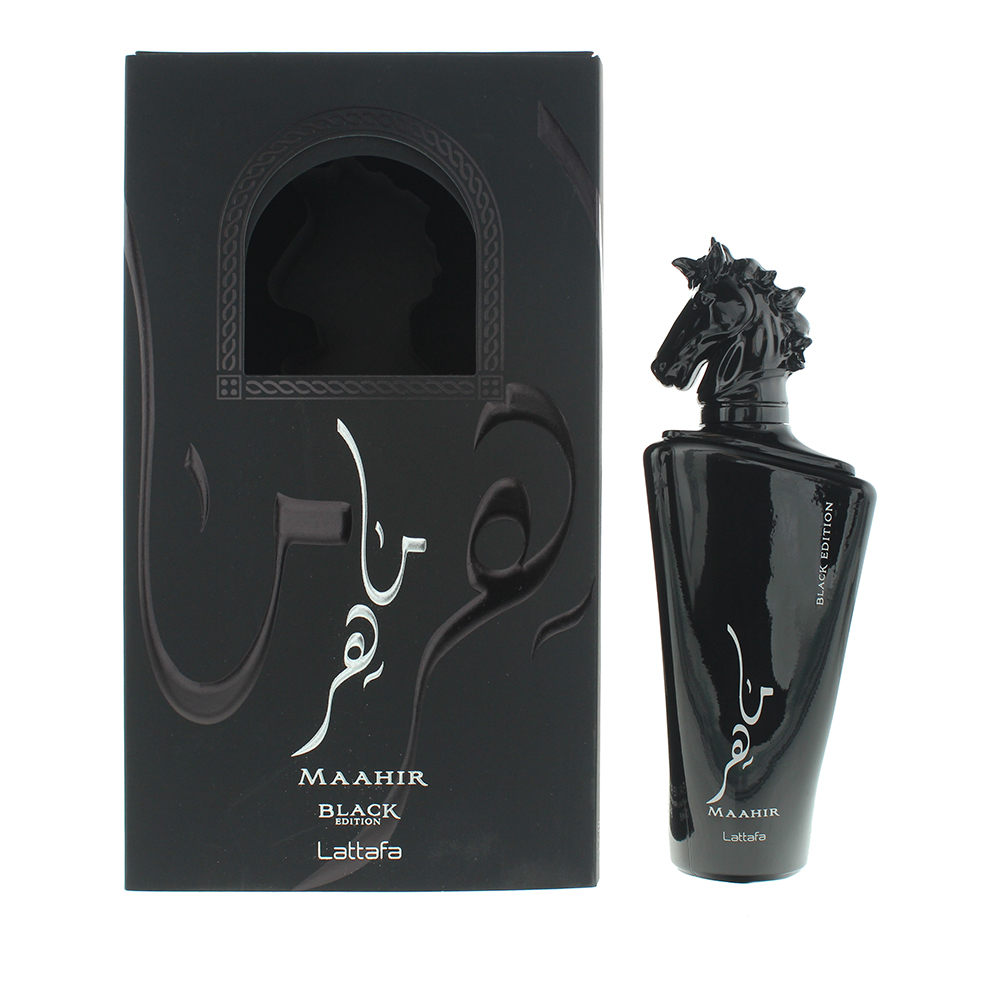 Lattafa Maahir Black Edition Cologne for Men - Eau de Parfum Spray