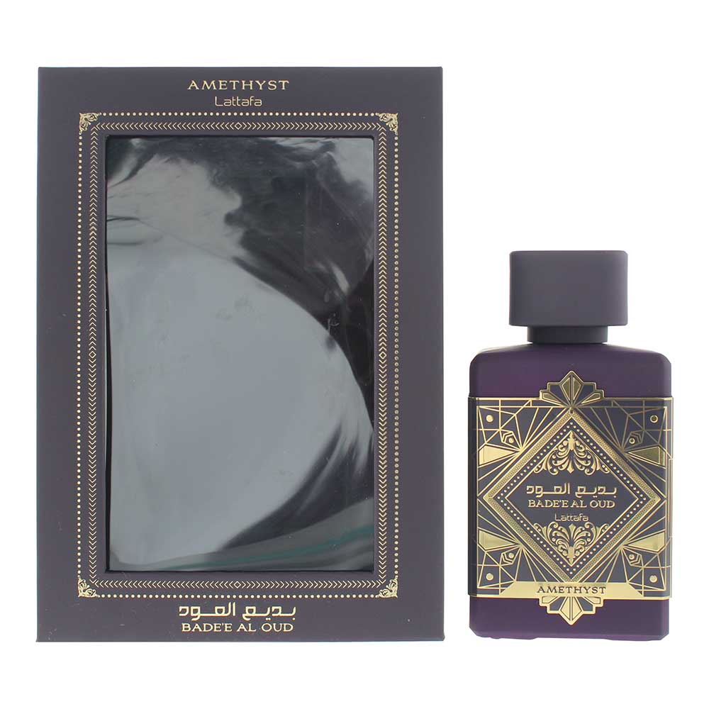 Men's Lattafa Bade'e Al Oud Amethyst Eau De Parfum Amber 100Ml