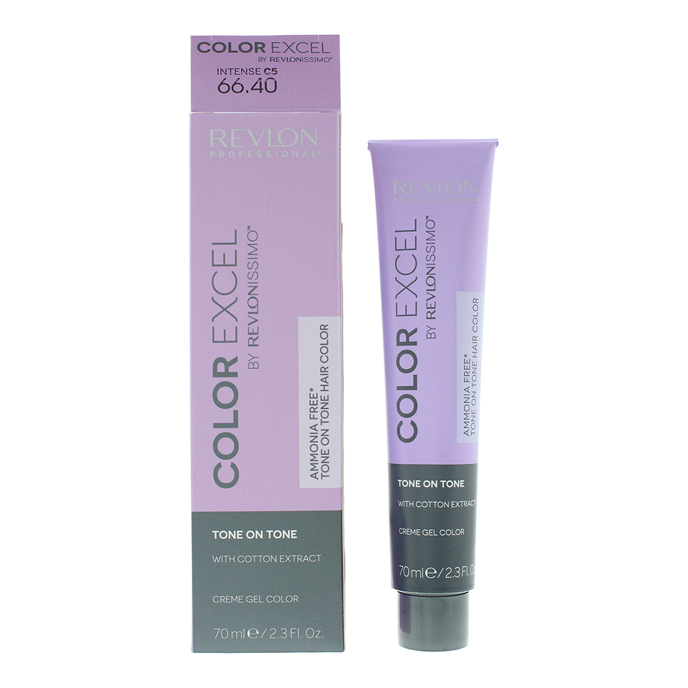 Revlon Women's Color Excel 66.40 C5 Intense Copper Hair Colour Grey/Cream 70Ml