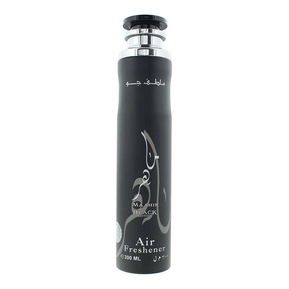 Unisex Lattafa Maahir Air Freshener Black 300Ml