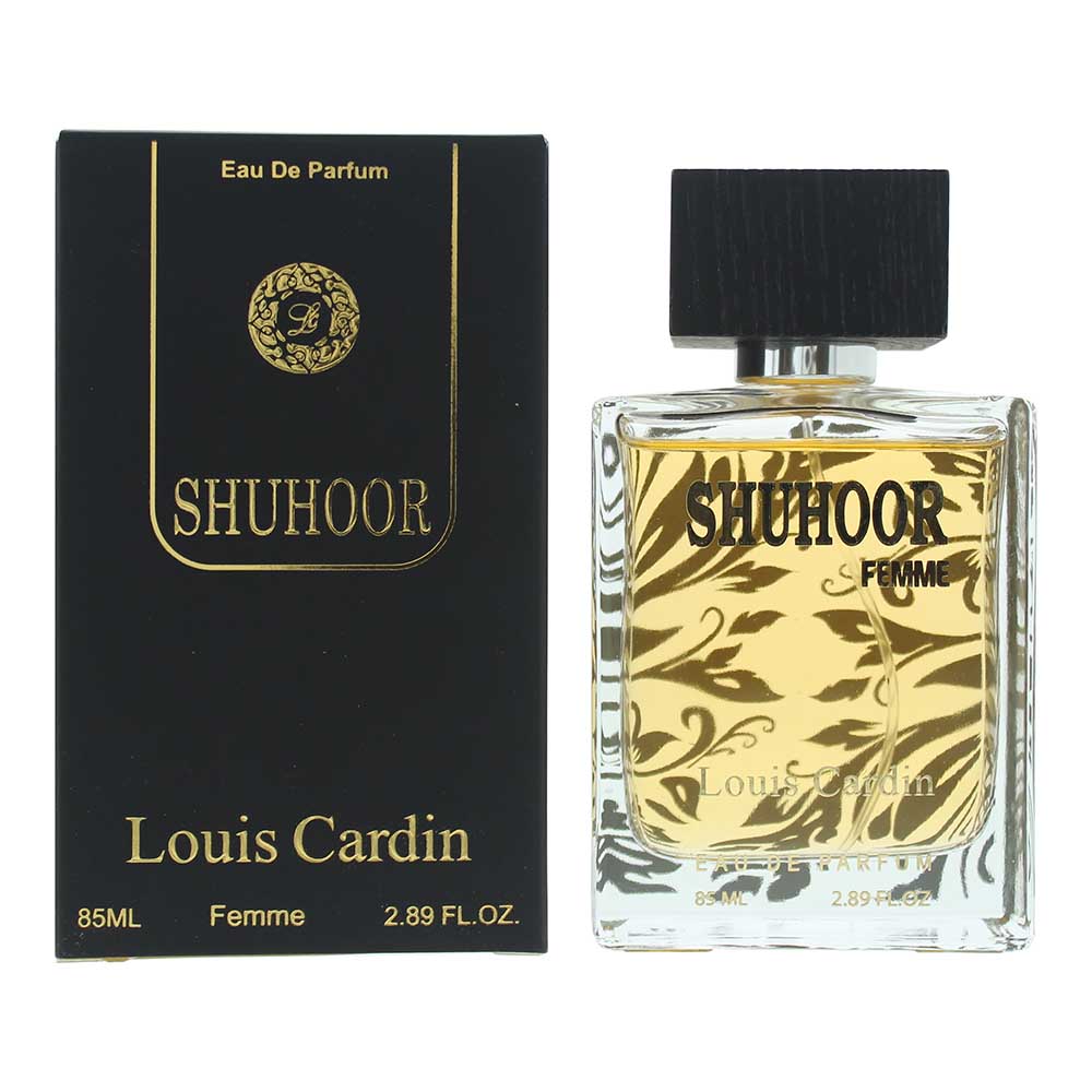 Louis Cardin Shuhoor Eau De Parfum 85Ml Spray In Black