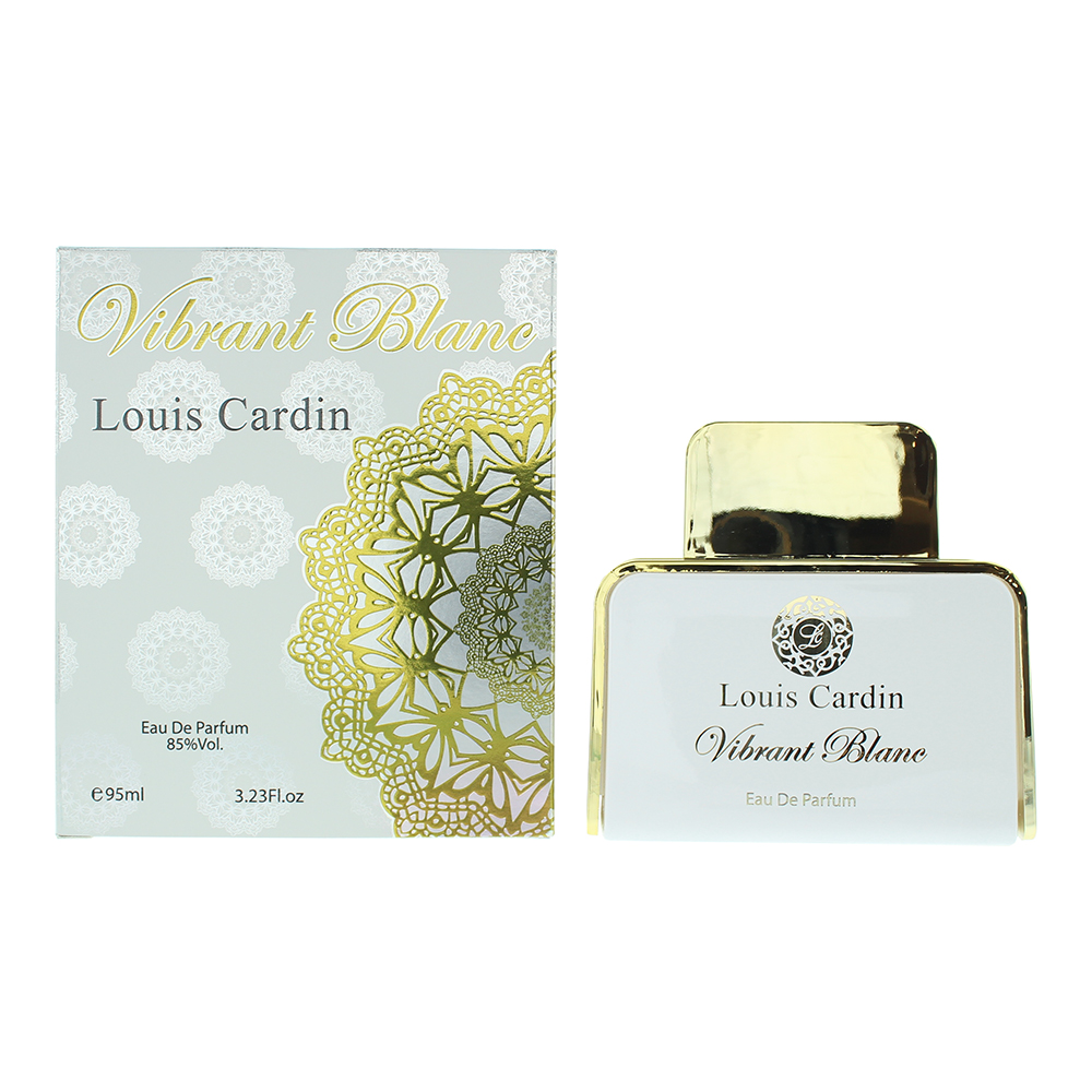Louis Cardin Vibrant Blanc Eau De Parfum 95Ml Spray In Grey