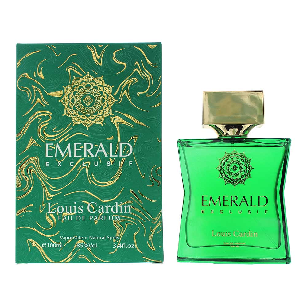 Louis Cardin Emerald Exclusif Eau De Parfum 100Ml Spray In Green