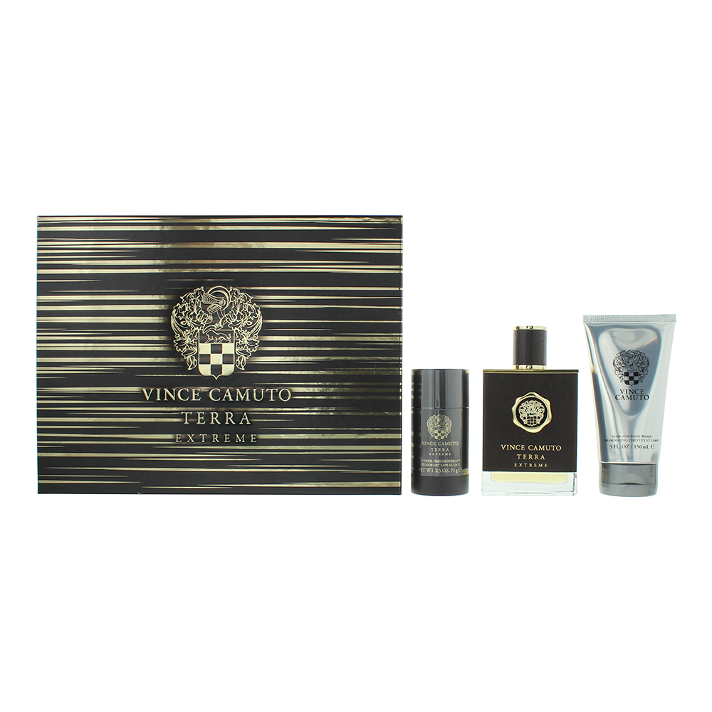 Vince Camuto Terra Extreme 3 Piece Gift Set: Eau De Toilette