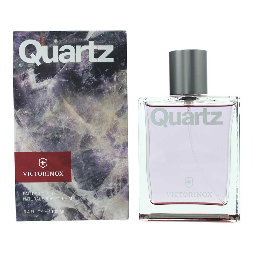 Victorinox Swiss Army Quartz Eau De Toilette 100Ml Spray In Grey