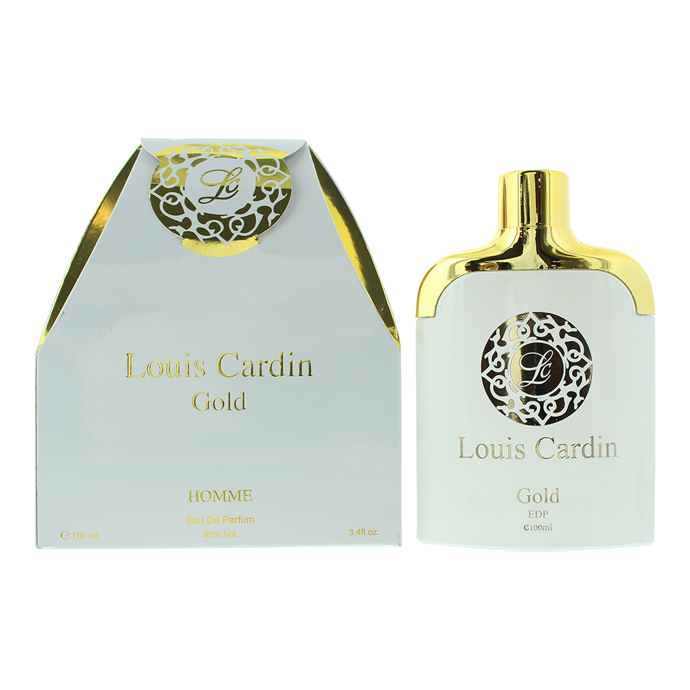 Louis Cardin Gold Eau De Parfum 100Ml Spray In Grey
