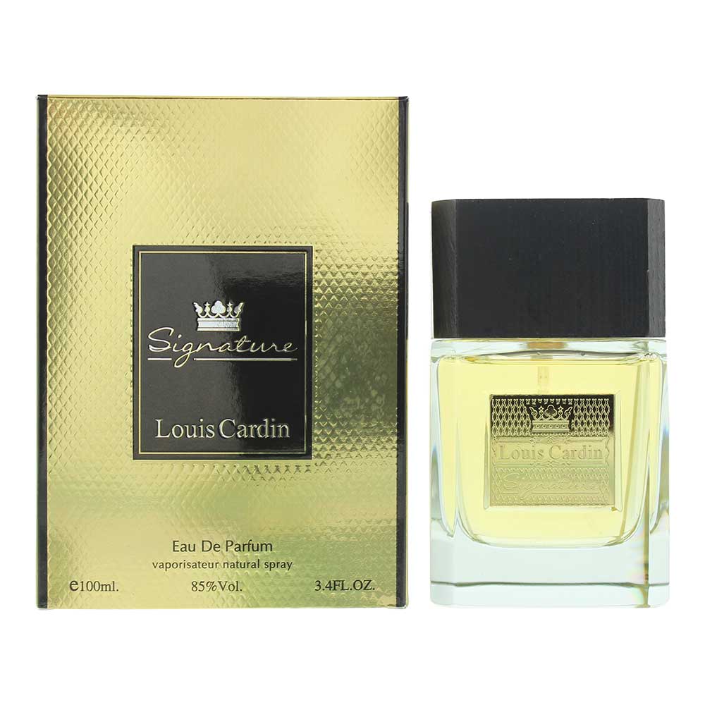 Louis Cardin Signature Eau De Parfum 100Ml Spray In Yellow