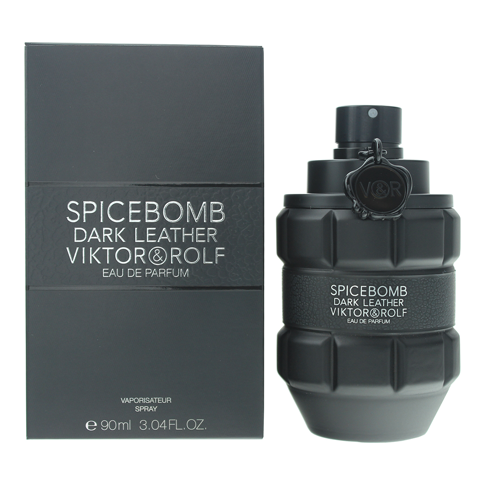 Spicebomb Dark Leather Cologne for Men - Eau de Parfum Spray