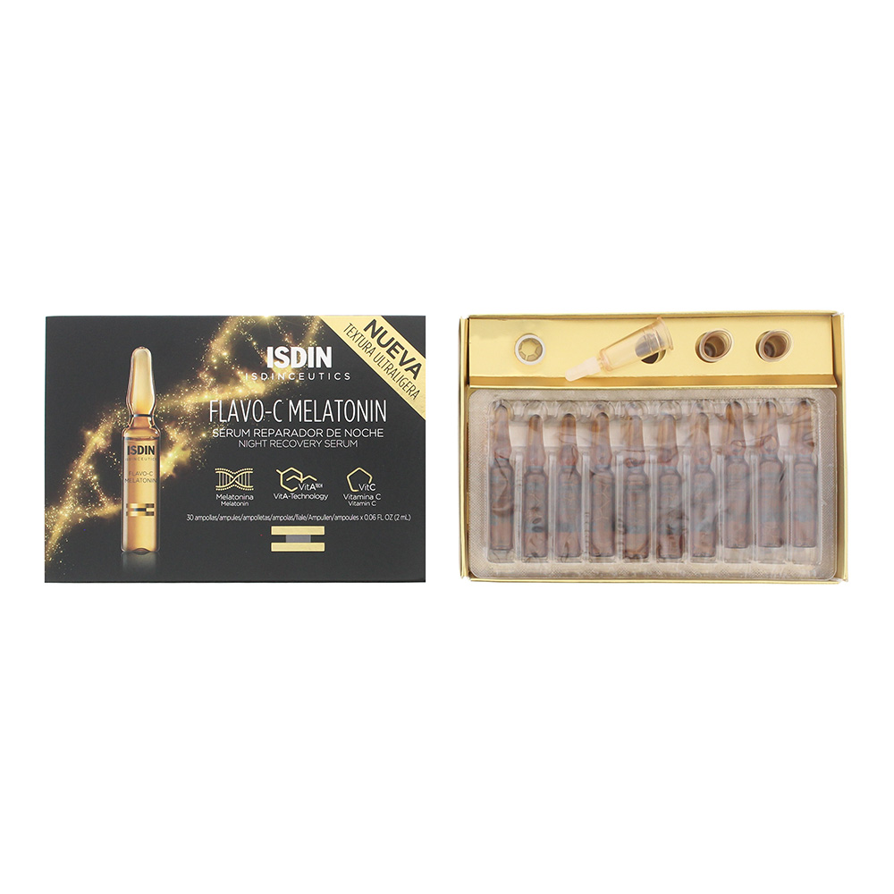 Isdin Isdinceutics Flavo-c Melatonin Repair Night Serum 30x2ml Vials
