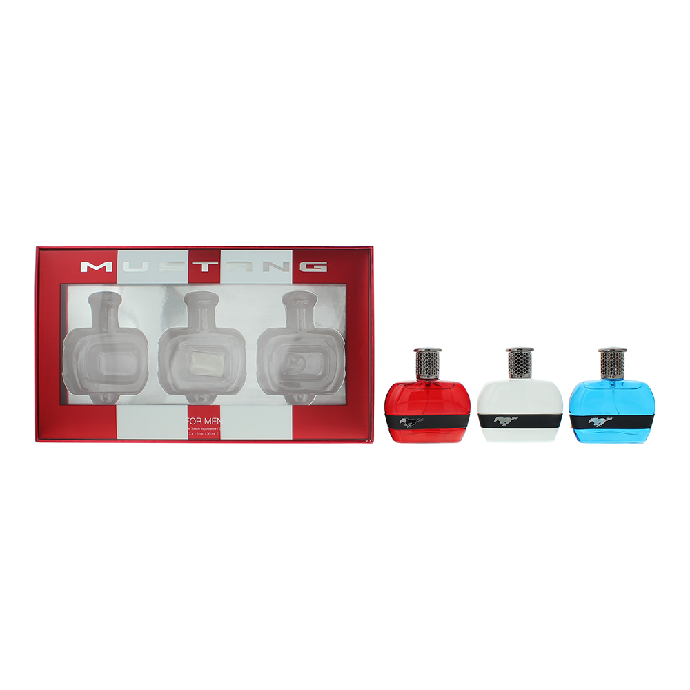 Mustang 3 Piece Gift Set: Eau De Toilette 3 X