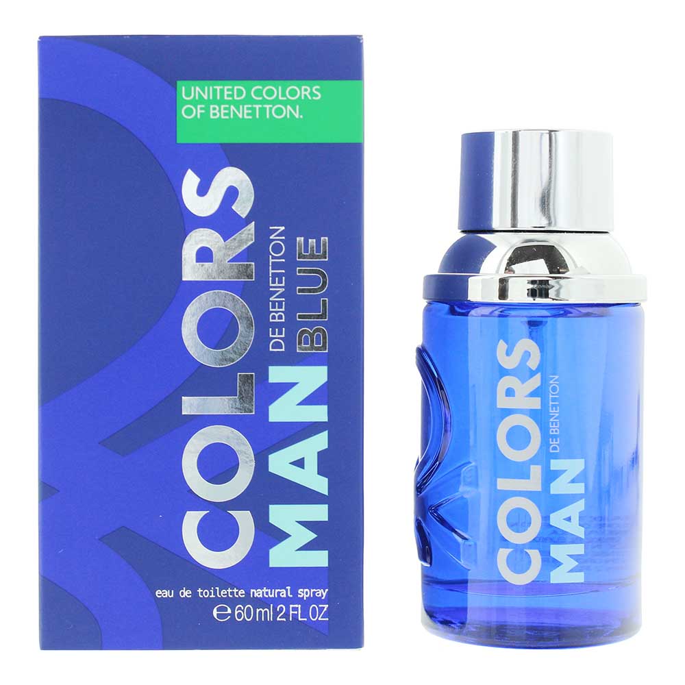 Benetton Men's Colors Man Eau De Toilette Blue 60Ml