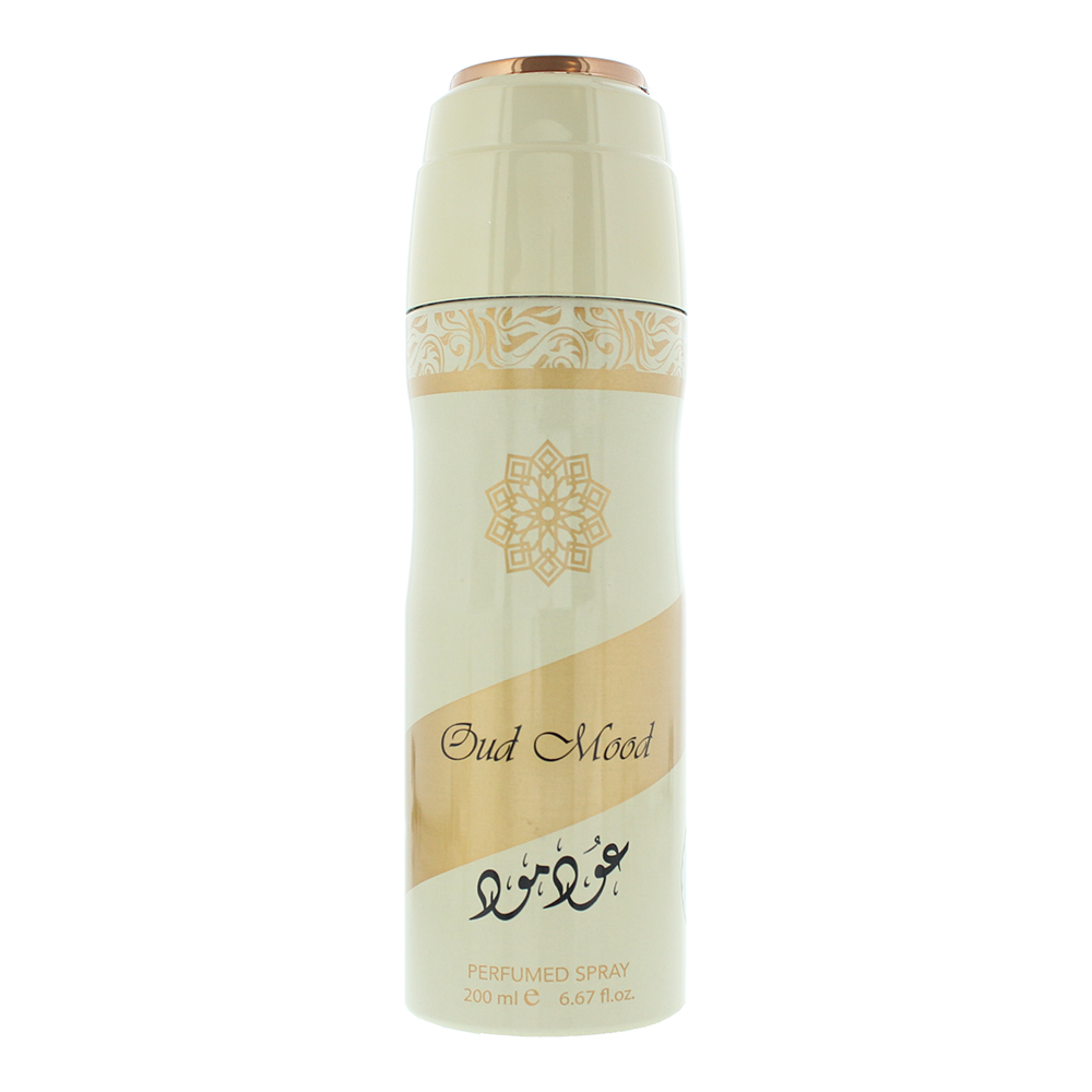 Women's Lattafa Oud Mood Perfumed Body Spray Amber 200Ml
