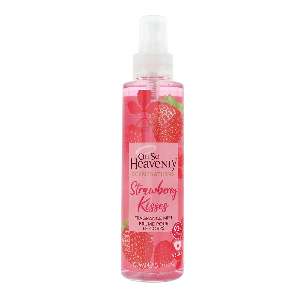 Women's Oh So Scentsations Strawberry Kisses Fragrance Mist Heavenly 150Ml