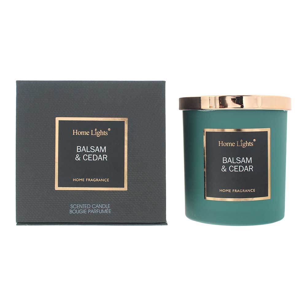 Men's Home Lights Balsam & Cedar Candle Green 215G