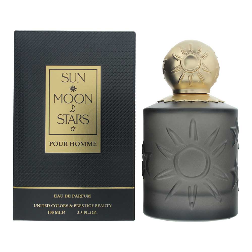 Men's United Colors & Prestige Beauty Sun Moon Stars Pour Homme Eau De Parfum Amber 100Ml