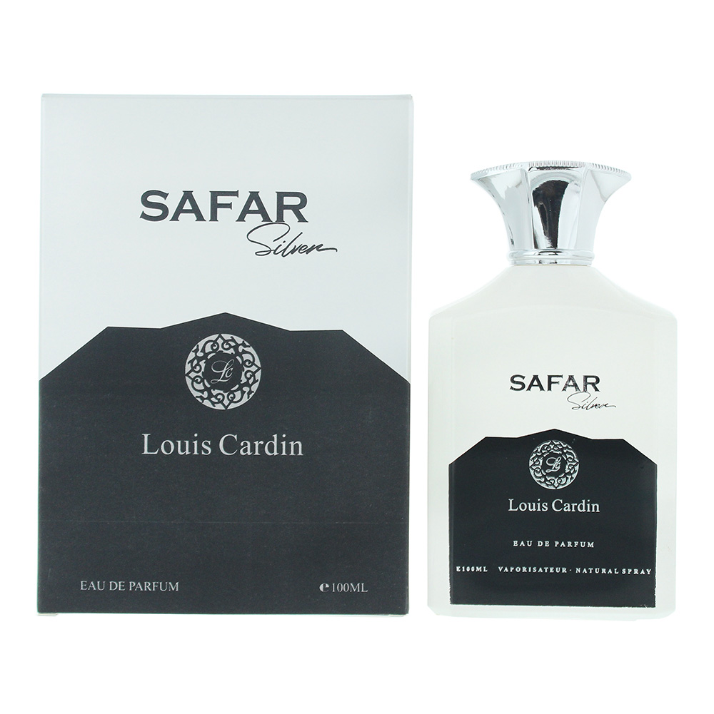 Men's Louis Cardin Safar Eau De Parfum Silver 100Ml