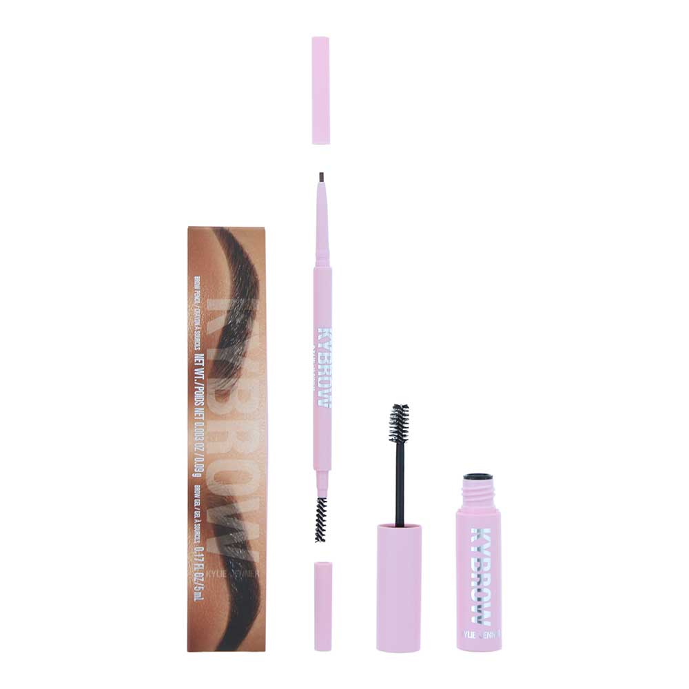 Women's Kylie Jenner Kylie Kybrow 004 2 Piece Gift Set: Eyebrow Pencil 0.9G Brown Medium