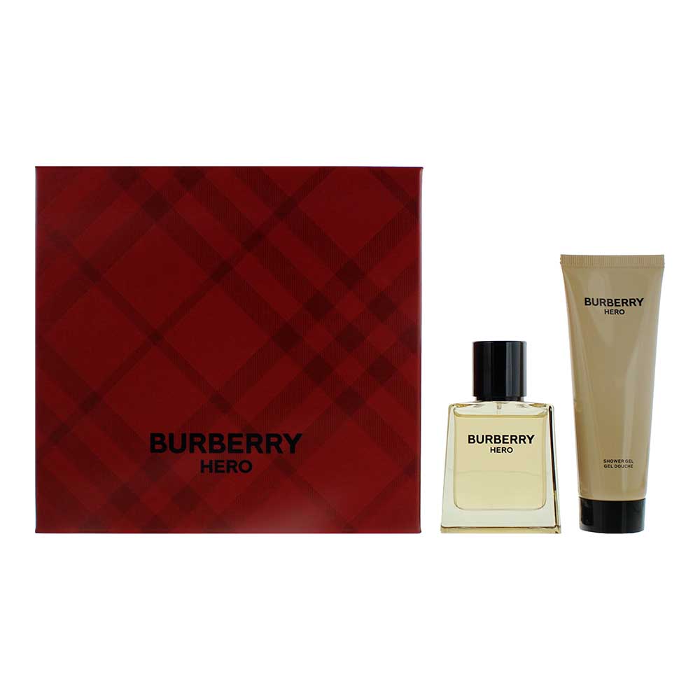 Burberry Hero 2 Piece Gift Set: Eau De Toilette 50ml - Shower Gel