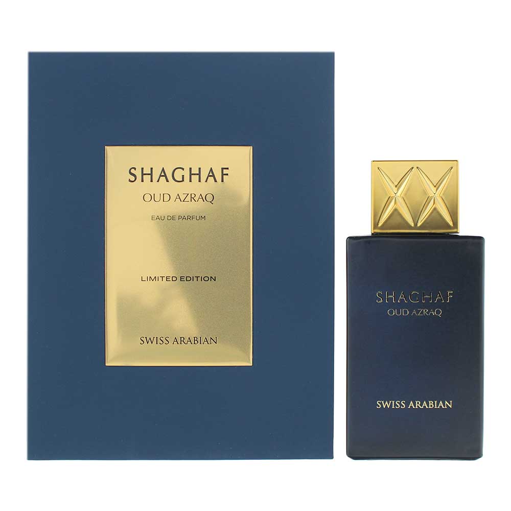 Men's Swiss Arabian Shaghaf Oud Azraq Eau De Parfum Amber 75Ml