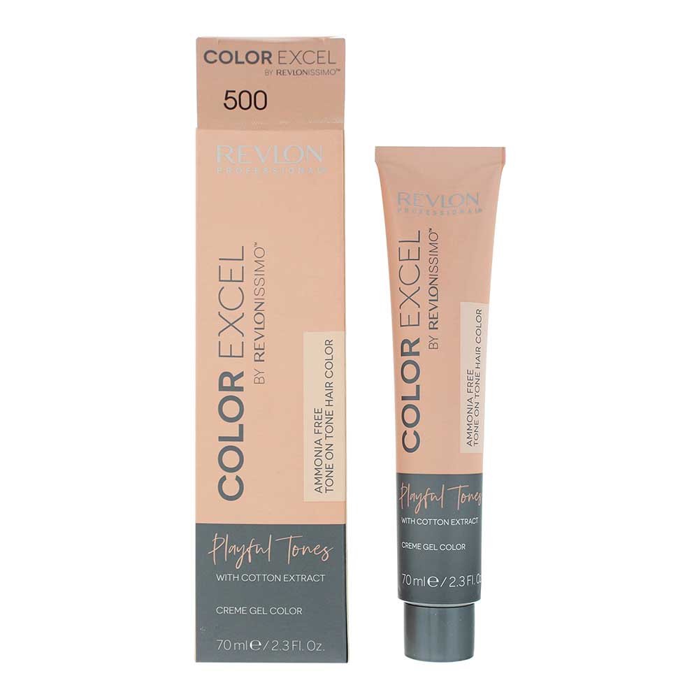 Revlon Women's Color Excel Playful Tones 500 Creme Gel Color 70Ml