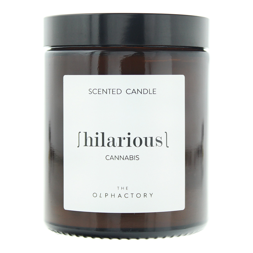 Men's The Olphactory Hilarious Cannabis Scented Candle Green 135G