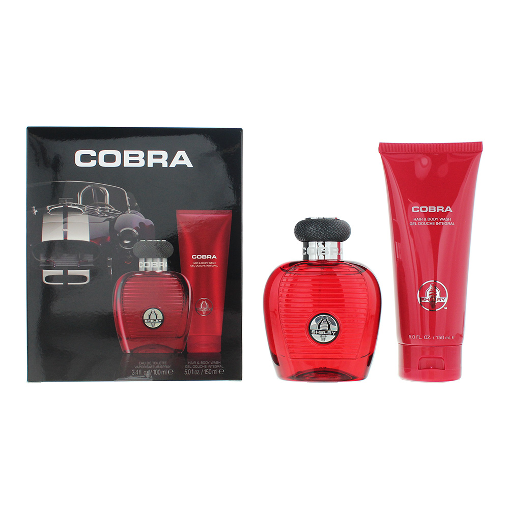 Carroll Shelby Red Cobra 2 Piece Gift Set: Eau de Toilette 100ml - Hbw