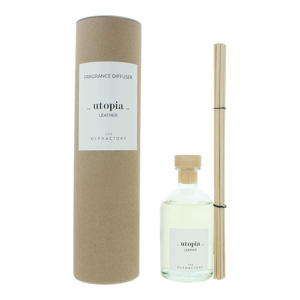Men's The Olphactory Utopia Leather Reed Diffuser Amber 250Ml