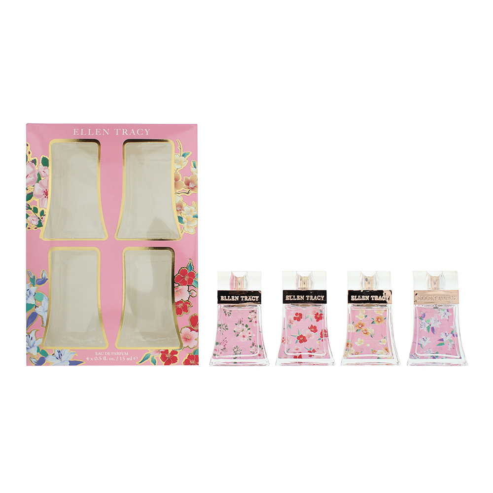 Women's Ellen Tracy Classic Florals Coffret Piece Gift Set: Eau De Parfum X 15M Pink Size 4
