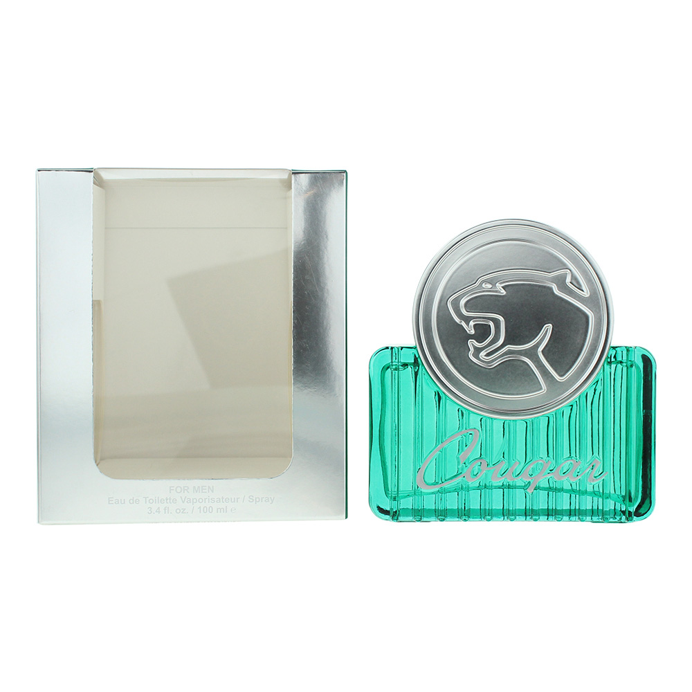 Men's Mustang Ford Legacy Cougar Eau De Toilette Green/Lavender/Amber 100Ml