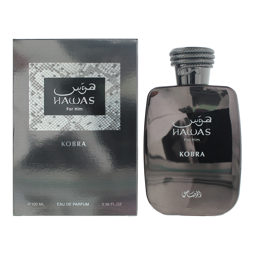 Men's Rasasi Hawas For Him Kobra Eau De Parfum Amber 100Ml