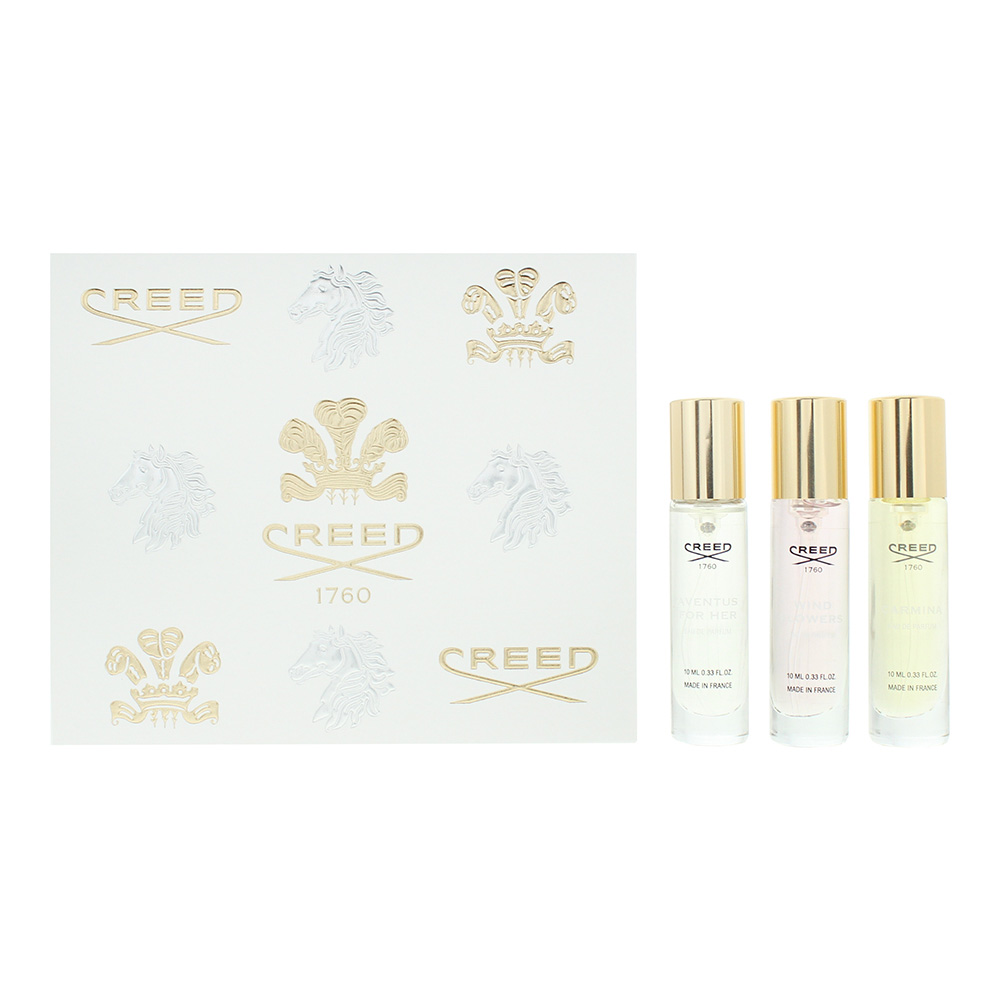 Creed 3 Piece Gift Set: Aventus For Her Eau De Parfum 10ml - Carmina Eau De Par