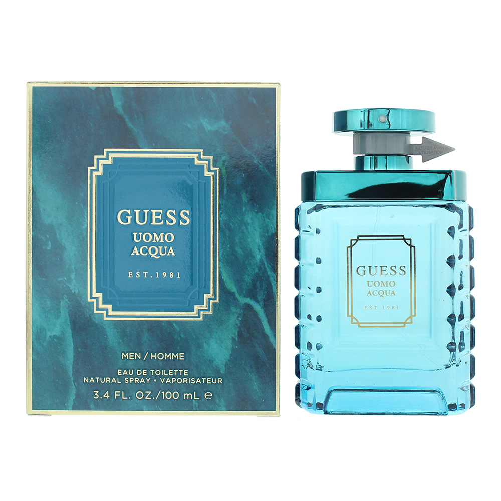 Guess Uomo Acqua Cologne for Men - Eau de Toilette Spray