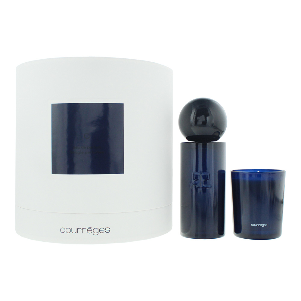 Courrèges C Piece Gift Set: Eau De Parfum 100Ml - Candle 75G Size 2