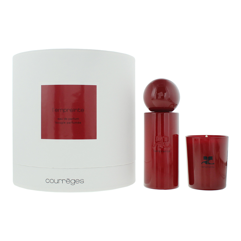 Courrèges L'empreinte Piece Gift Set: Eau De Parfum 100Ml - Candle 75G Size 2