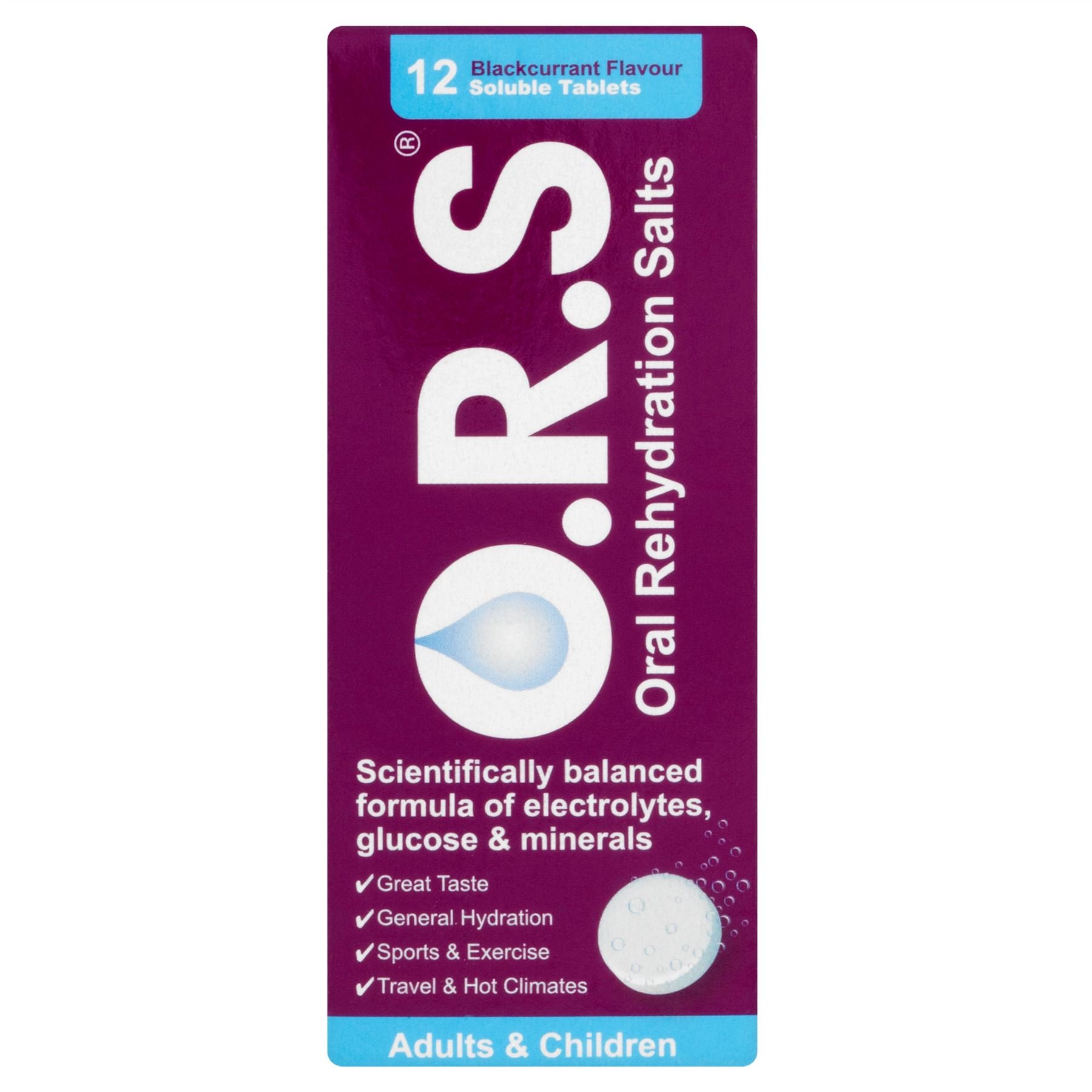 Ors Rehydration Salts Blackcurrent
