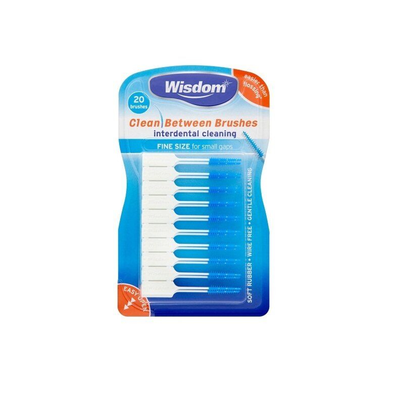 Wisdom Clean Between Interdental Brushes: Fine - Blue